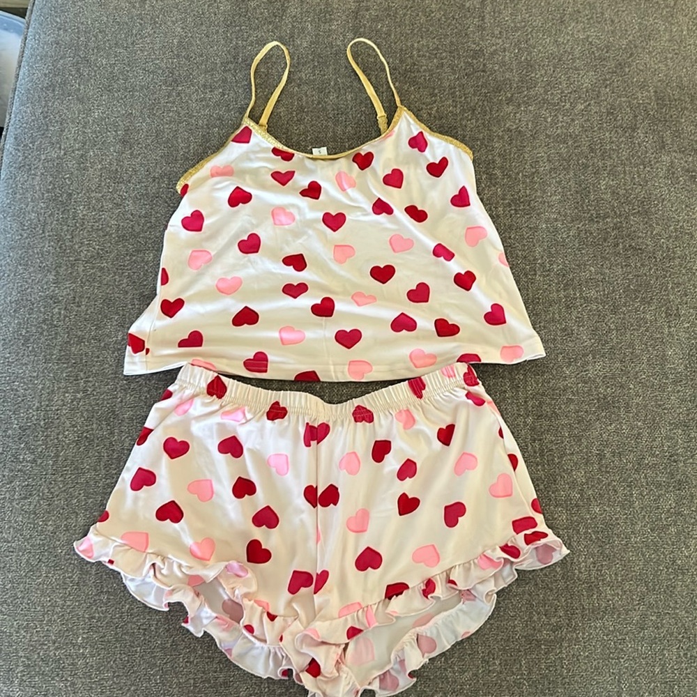 Cute cropped pj set